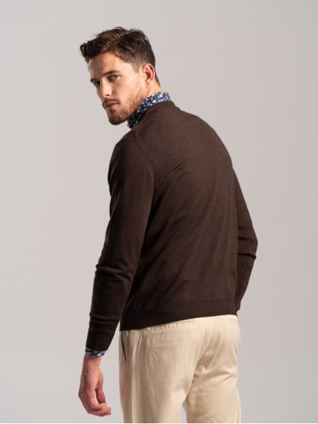 Jersey de cuello redondo de lana merino para hombre | Invidia desde 1973 2