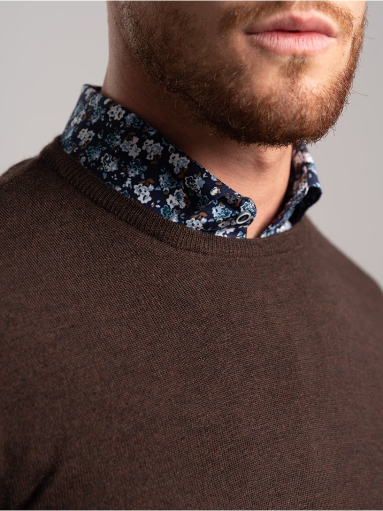 Maglia uomo lana merinos girocollo | Invidia dal 1973