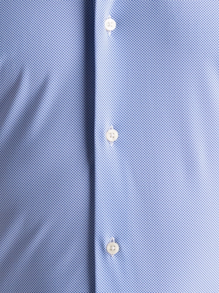 Camicia uomo TECNO azzurra giro inglese