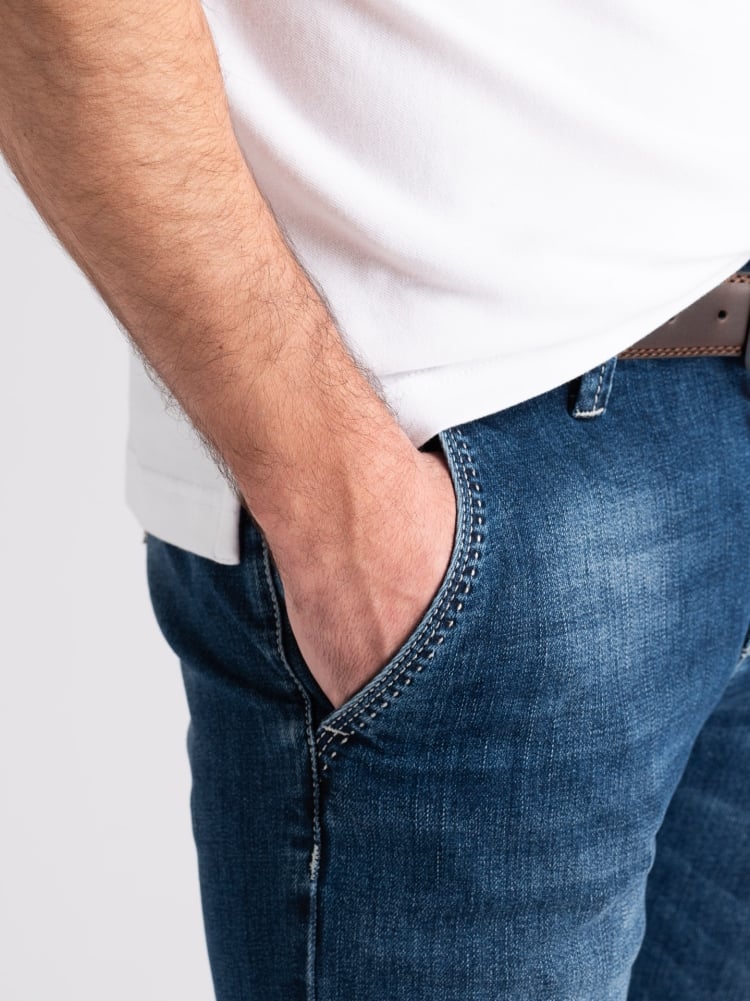 Jeans uomo tasca America lavaggio medio scuro
