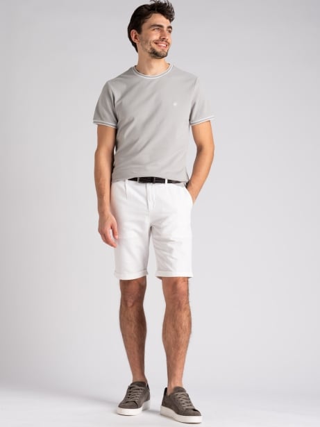 T-shirt uomo in cotone stretch con rib rigati Invidia 1973 2