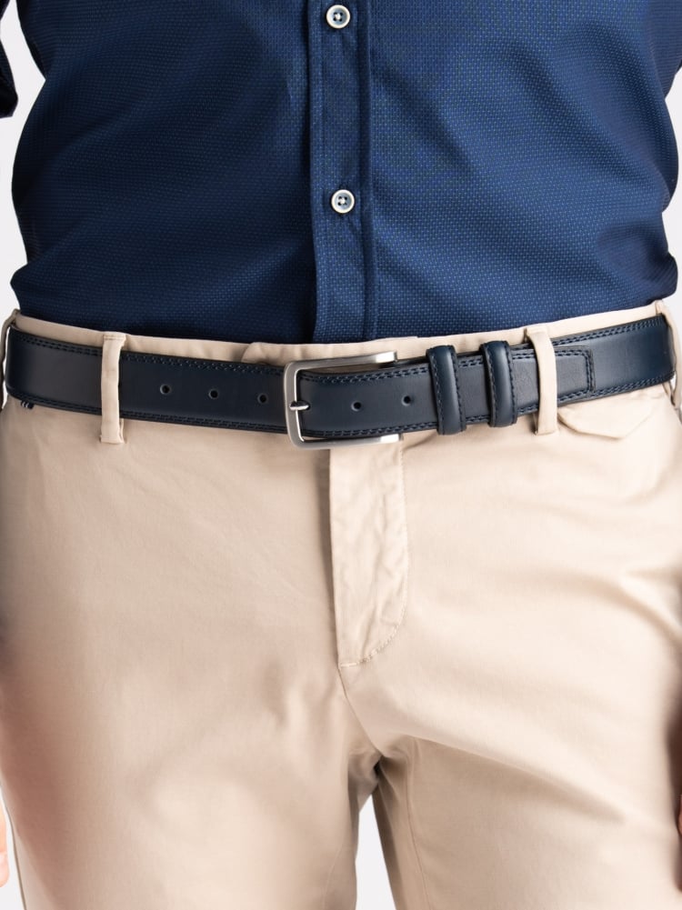 Pantalone uomo chino in tricotina tinto capo