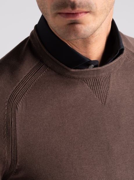 Maglia uomo girocollo manica lunga tinto capo 2