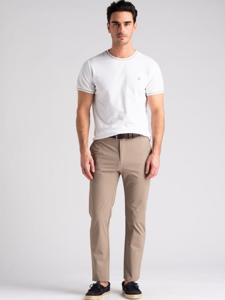T-shirt uomo in cotone stretch con rib rigati Invidia 1973 2
