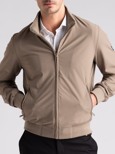 Giubbino bomber uomo TECNO color tortora