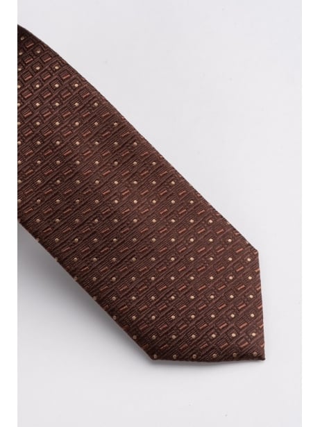 Cravatta uomo jacquard geometrica monocromatica Invidia 1973