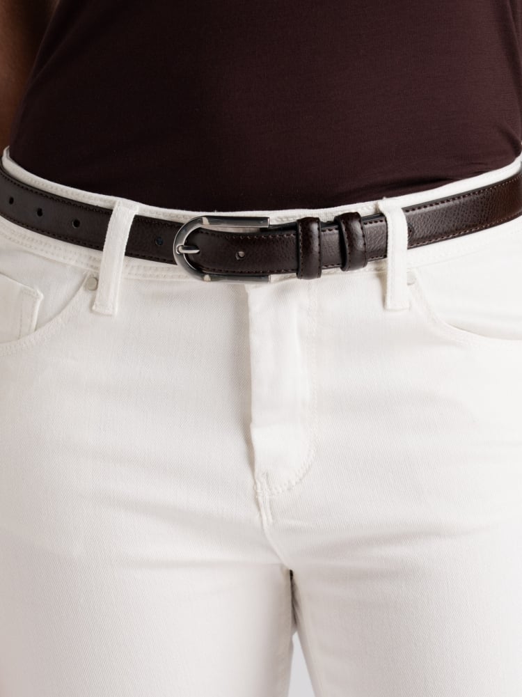 Jeans donna 5 tasche sigaretta bianco