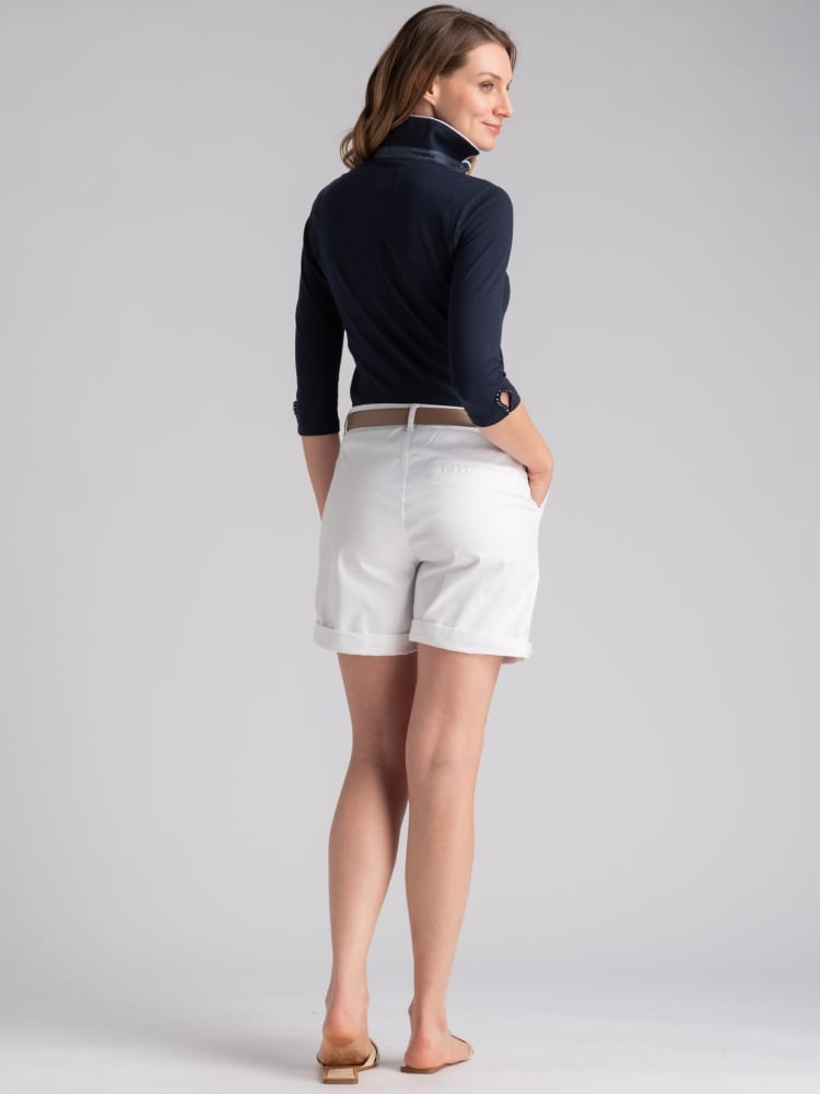 Polo donna manica tre quarti con inserti pois Invidia 1973