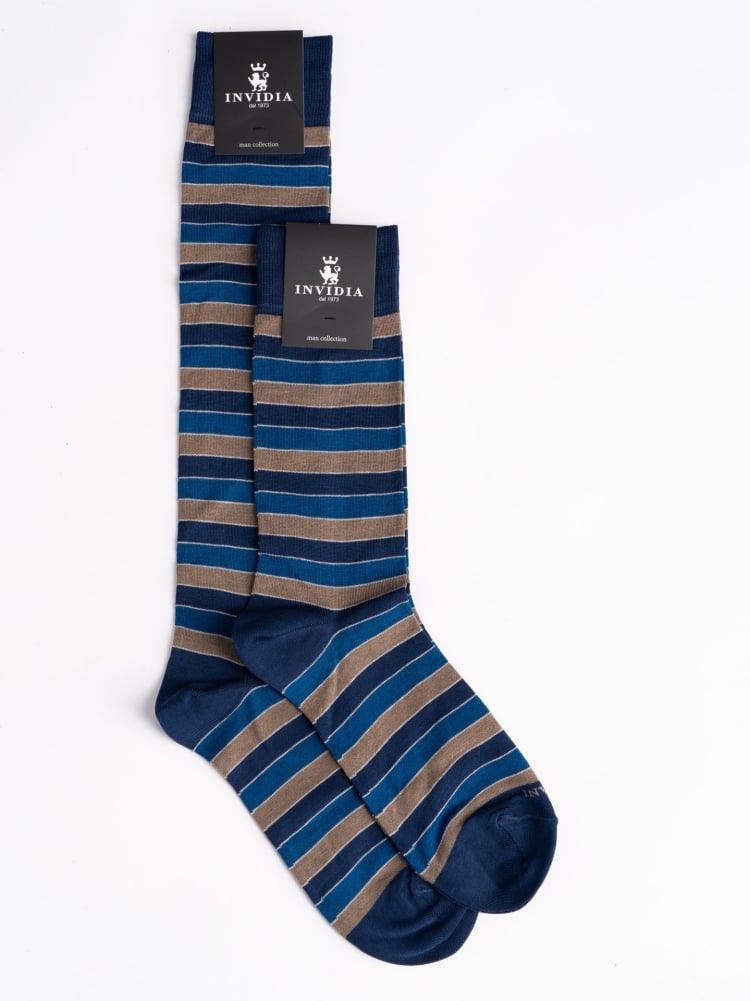 Calza sneaker uomo rigata Invidia 1973