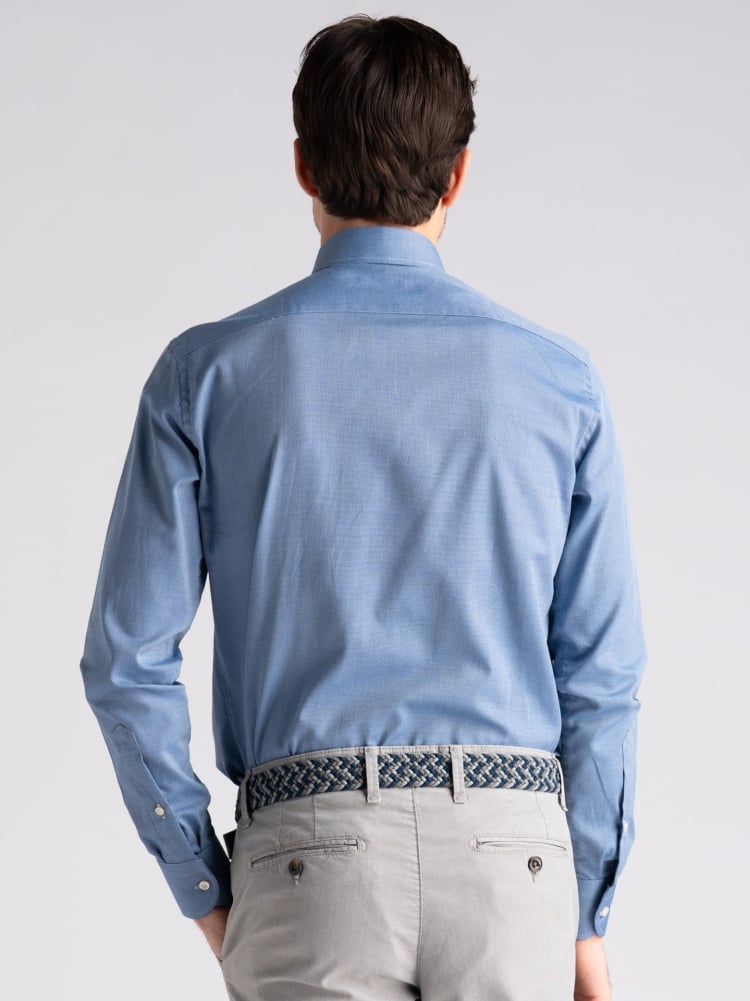 Pantalone uomo chino micro disegno sovratinto