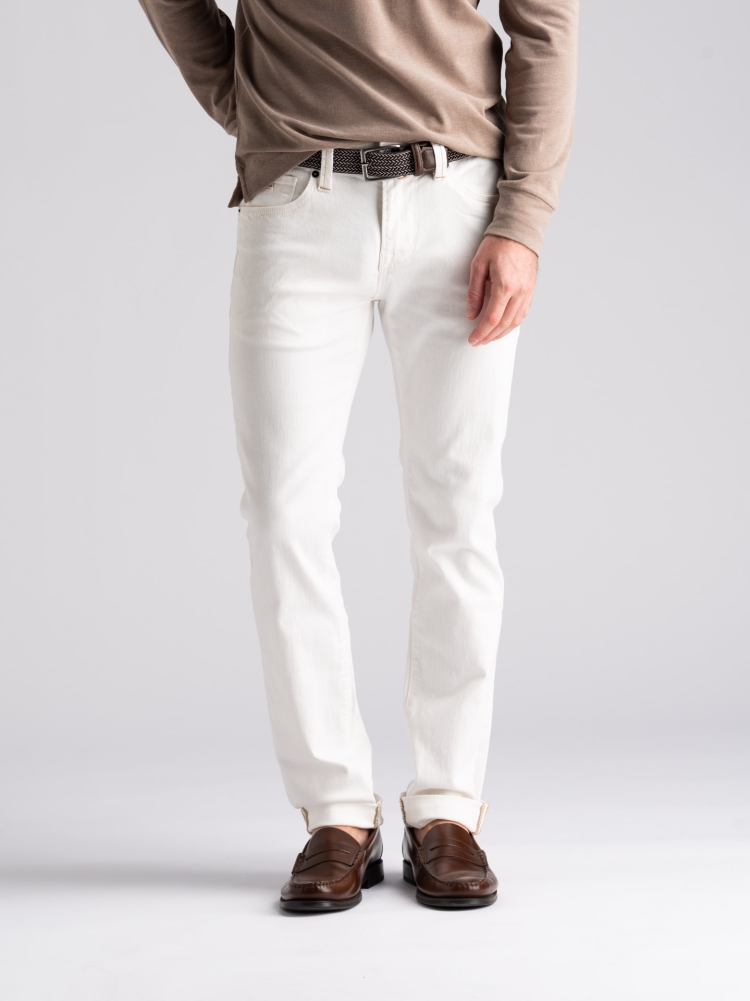 Jeans uomo cinque tasche bianco Invidia 1973