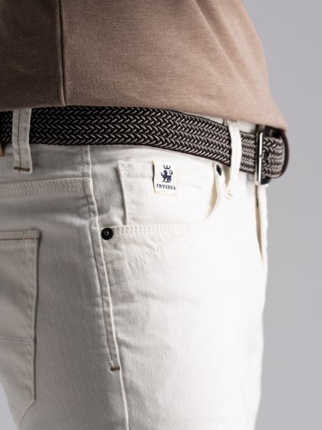 Jeans uomo cinque tasche bianco Invidia 1973 2