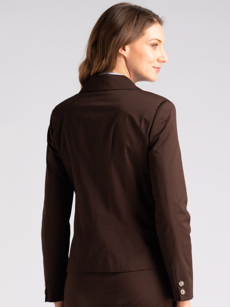 Giacca donna doppio petto in satin