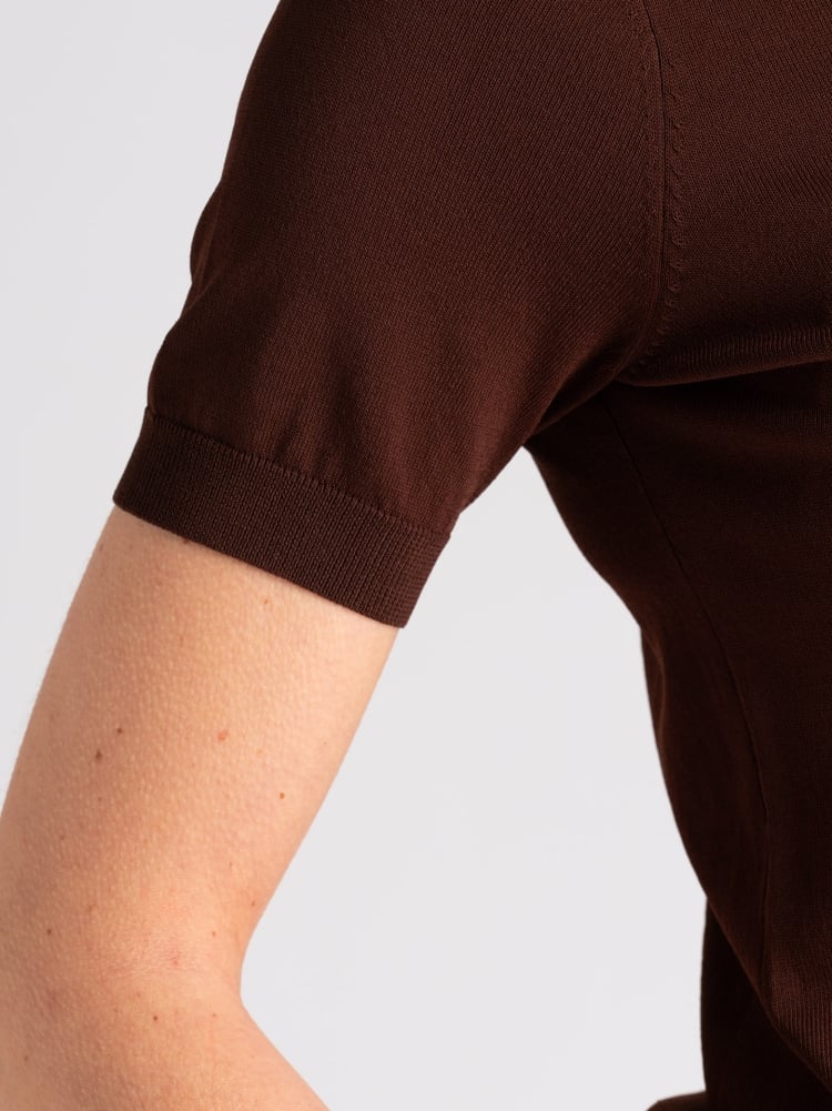 Maglia donna girocollo mezza manica in viscosa Invidia 1973