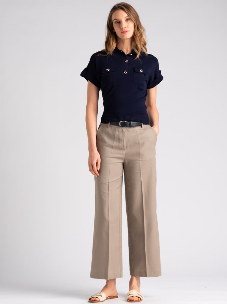 Maglia polo donna mezza manica con taschini Invidia 1973