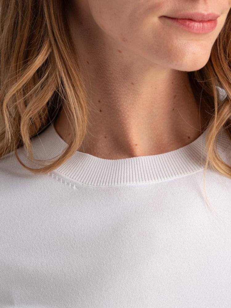 Maglia donna girocollo mezza manica in viscosa Invidia 1973