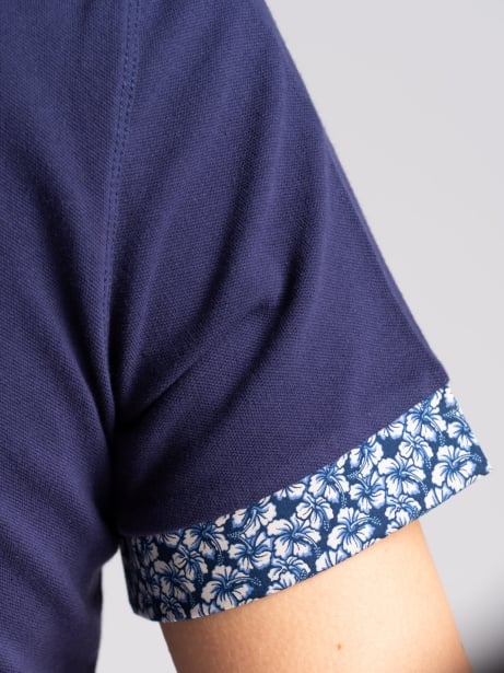 Polo donna mezza manica con inserti stampati Invidia 1973 2