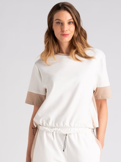 Maglia donna con coulisse e bande lateraliInvidia 1973