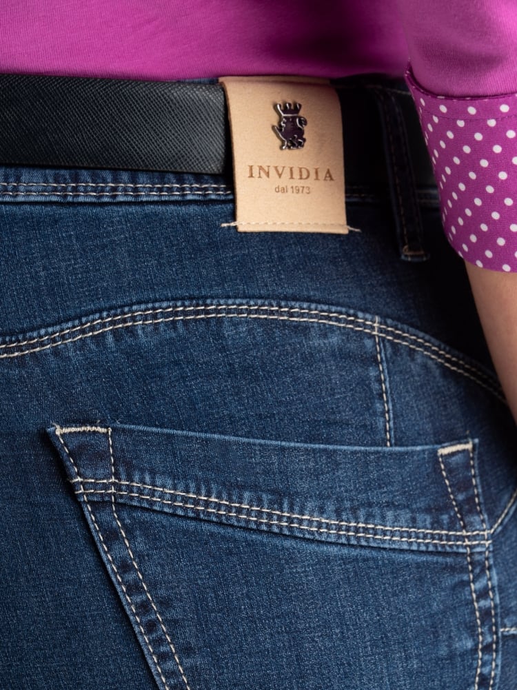 Jeans donna 5 tasche denim sigarettaInvidia 1973