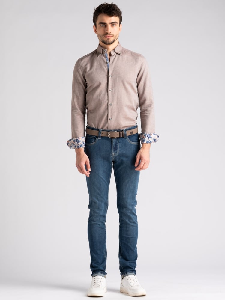 Jeans uomo light cinque tasche lavaggio medio Invidia 1973