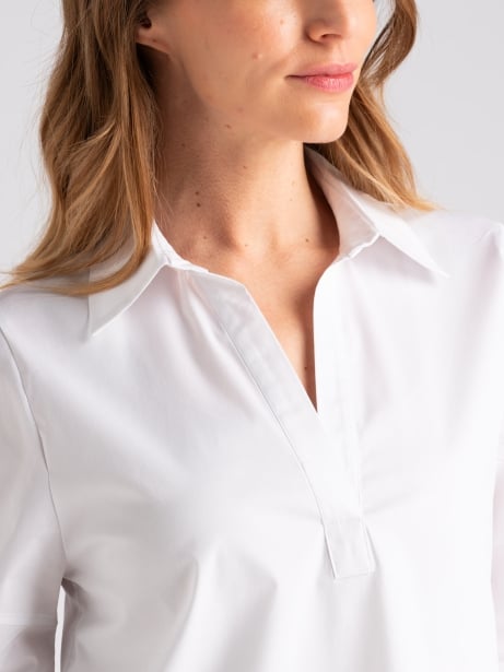 Camicia donna stile polo con manica a palloncino Invidia 1973 2