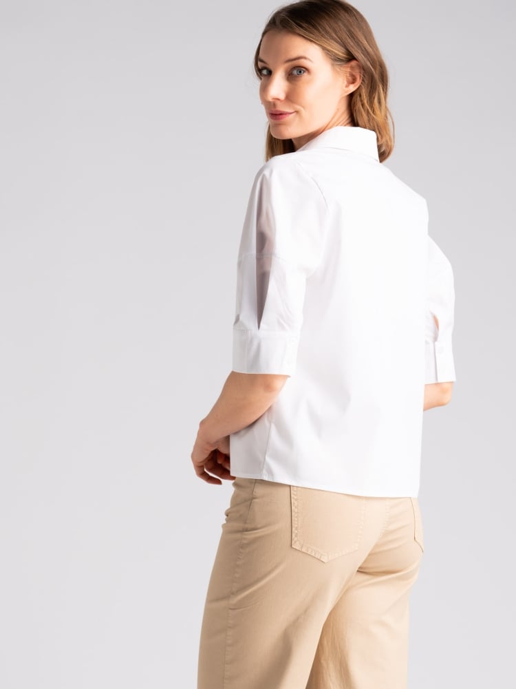 Camicia donna stile polo con manica a palloncino Invidia 1973