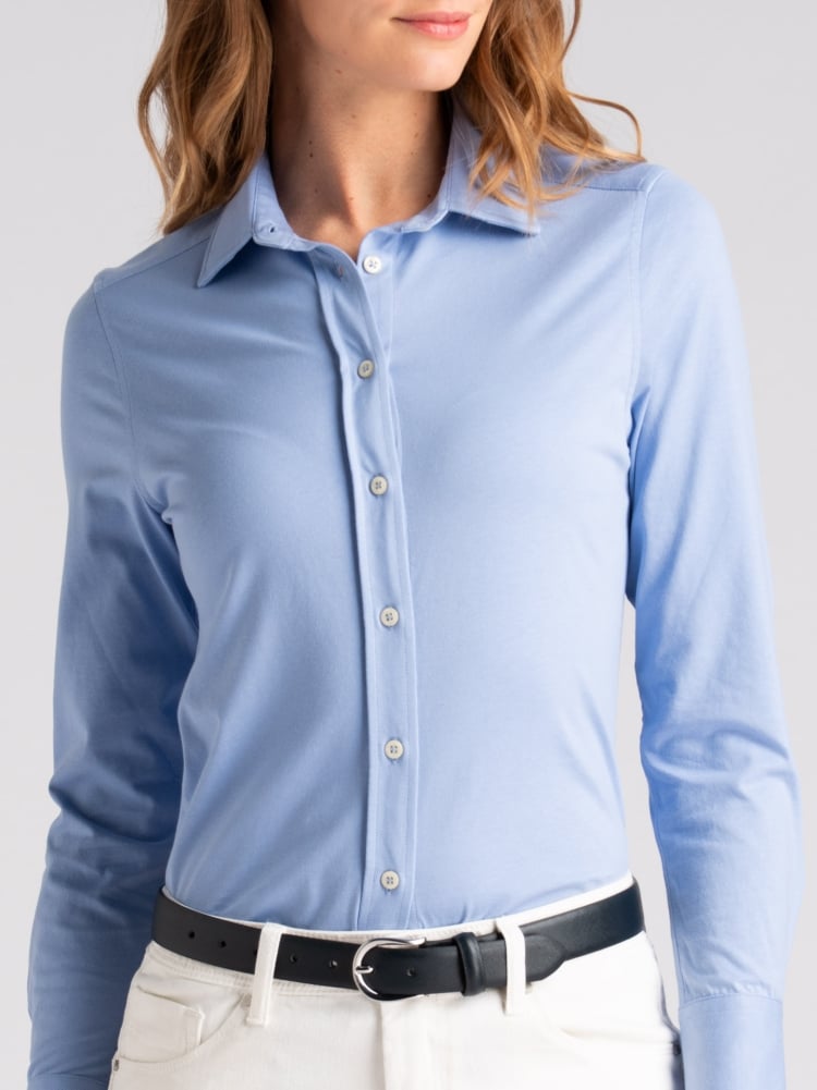 Camicia donna jersey stretch manica lunga Invidia 1973