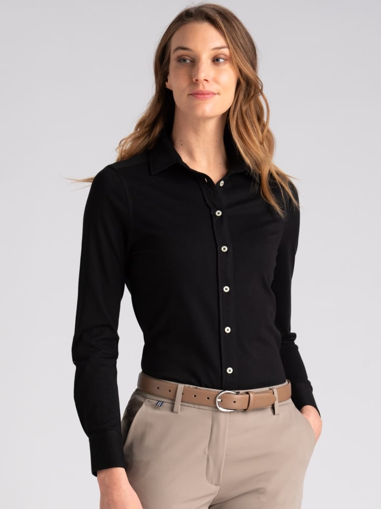 Camicia donna jersey stretch manica lunga Invidia 1973
