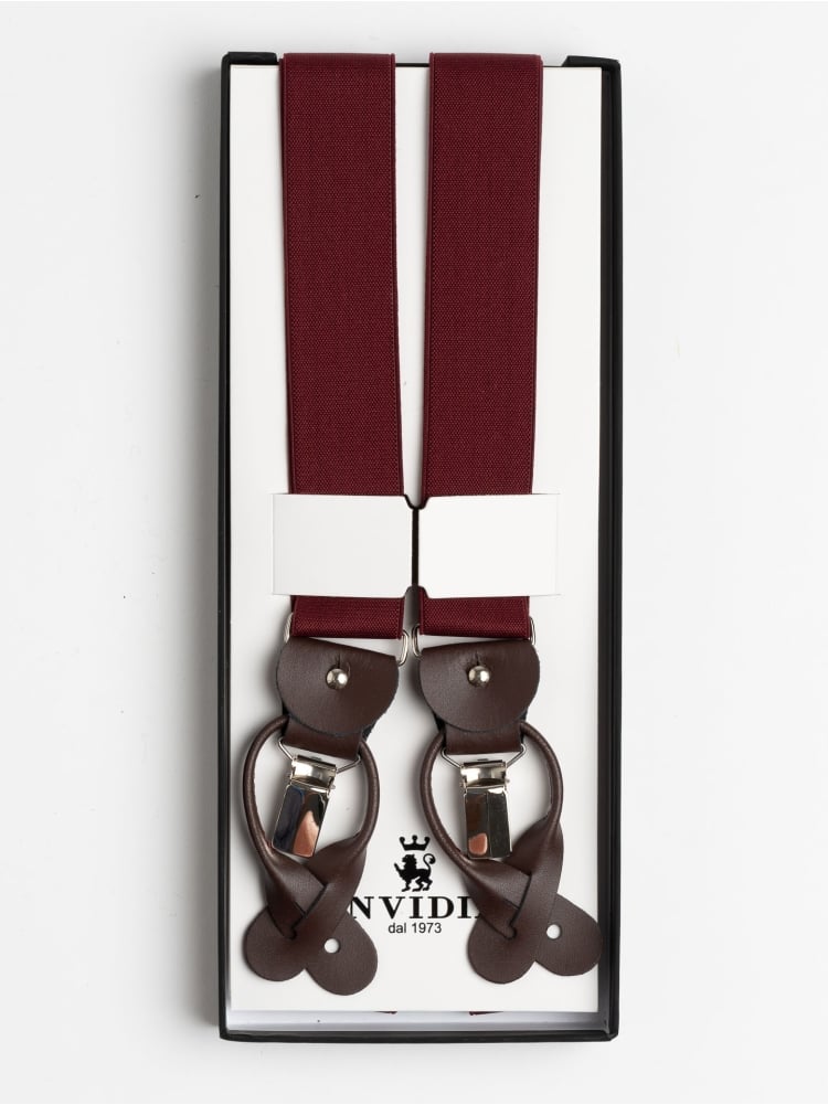 Bretella regular tinta unita con occhielli e clips Invidia 1973