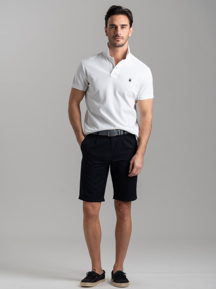 Polo uomo basica a mezza manica in cotone piquet Invidia 1973