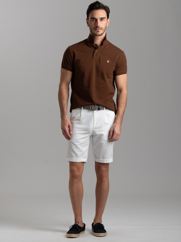 Polo uomo basica a mezza manica in cotone piquet Invidia 1973