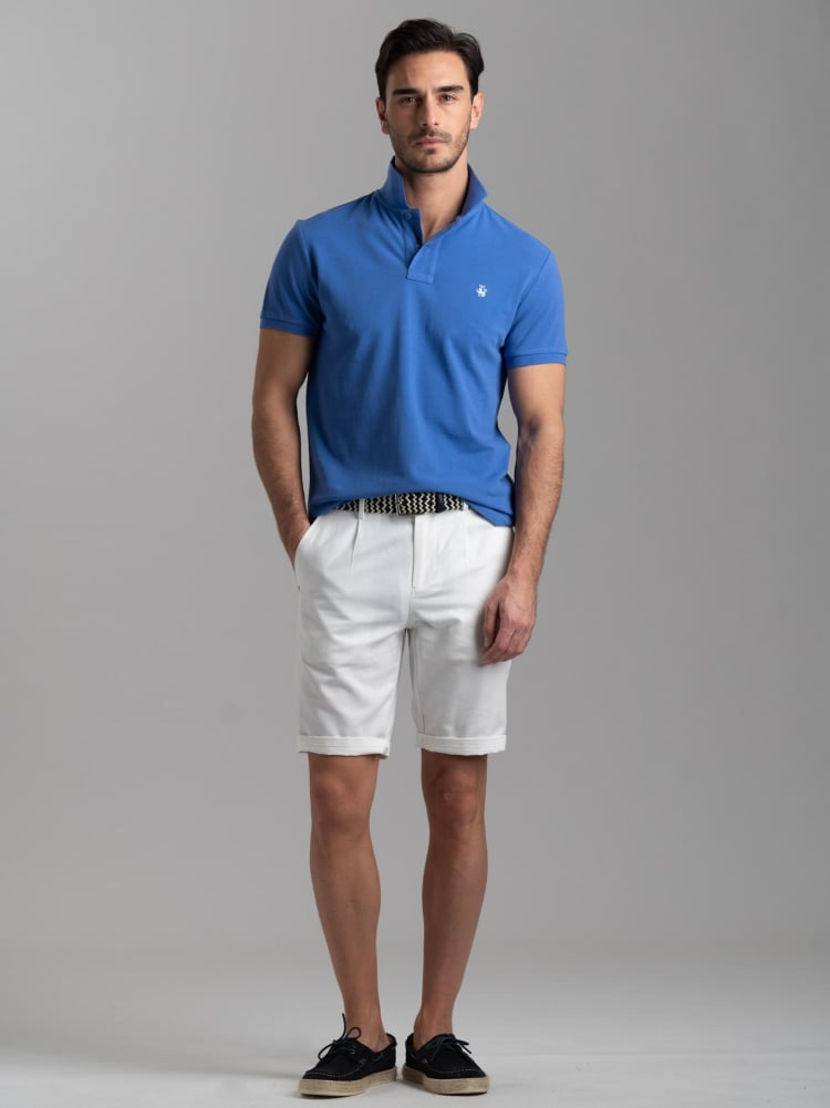 Polo uomo basica a mezza manica in cotone piquet Invidia 1973
