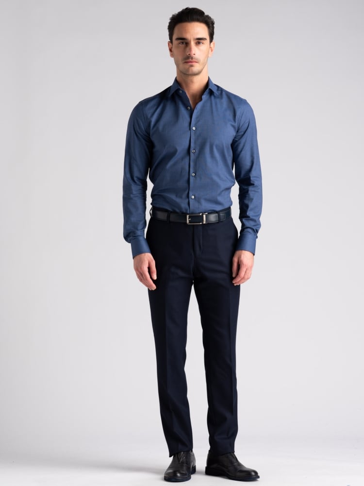 Camicia uomo armaturata con collo semi francese Invidia 1973