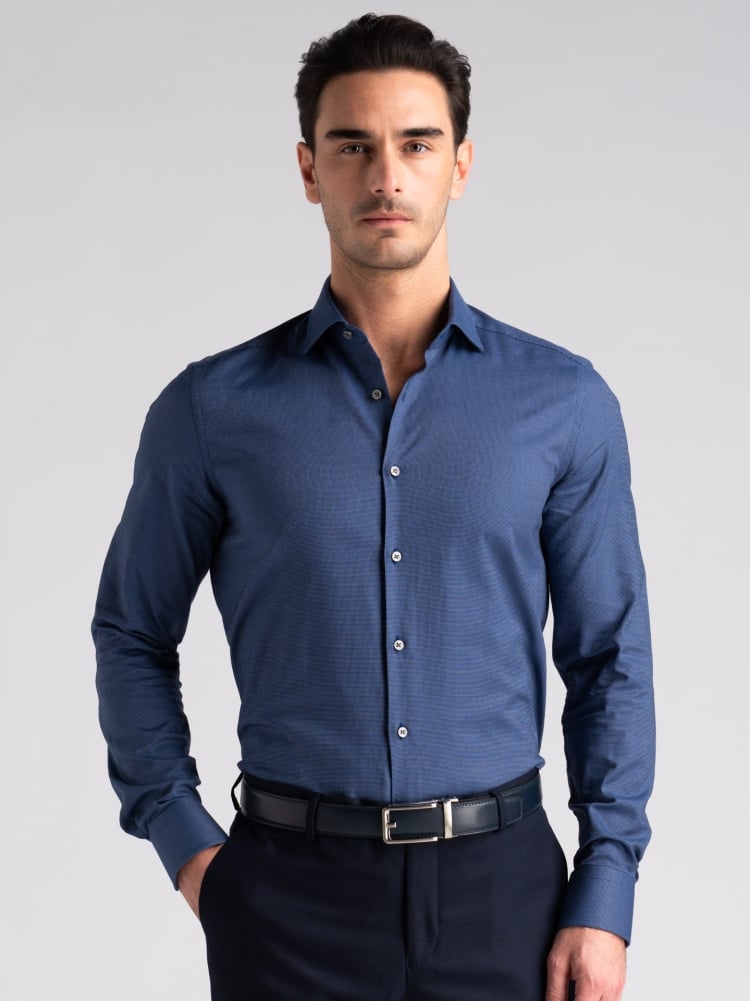 Camicia uomo armaturata con collo semi francese Invidia 1973