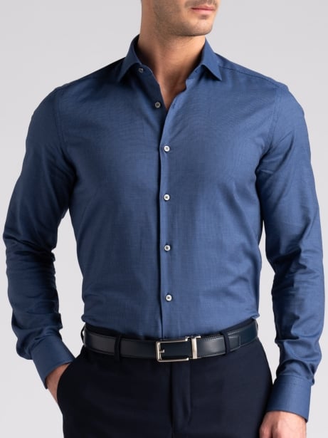 Camicia uomo armaturata con collo semi francese Invidia 1973
