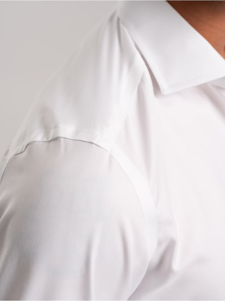 Camicia uomo No-Stiro tinta unita in cotone twill Invidia 1973