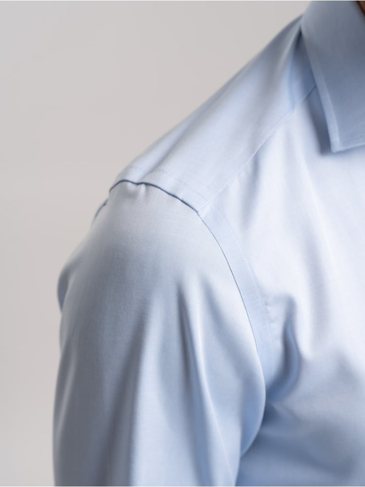 Camicia uomo No-Stiro tinta unita in cotone twill Invidia 1973