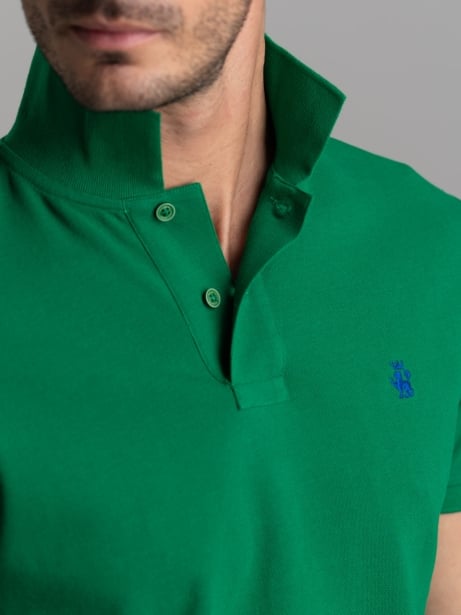Polo uomo basica a mezza manica in cotone piquet Invidia 1973 2