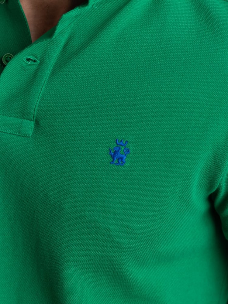 Polo uomo basica a mezza manica in cotone piquet Invidia 1973