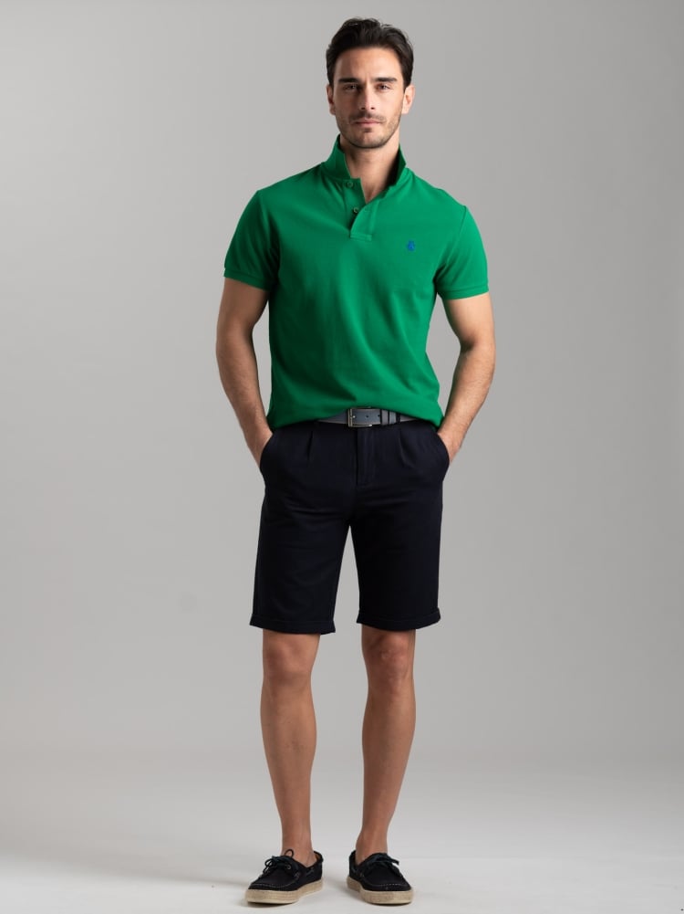 Polo uomo basica a mezza manica in cotone piquet Invidia 1973