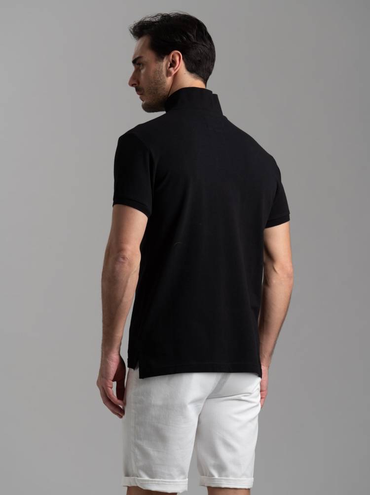 Polo uomo basica a mezza manica in cotone piquet Invidia 1973