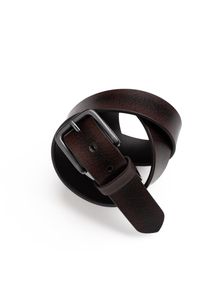 Cintura uomo in pelle liscia effetto vintage Invidia 1973