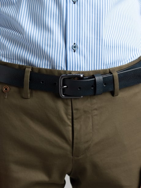 Cintura uomo in pelle liscia effetto vintage Invidia 1973 2